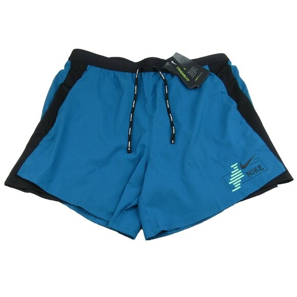 Nike Other - Nike Flex Stride 2 in1 Hybrid Mens Running Shorts Size XXL Teal NEW